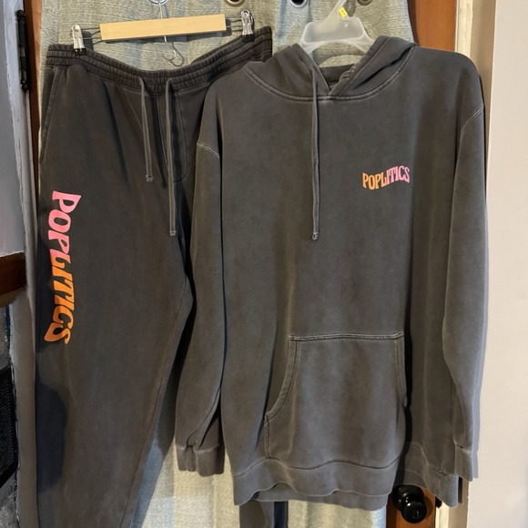 Men's TPUSA Poplitics Matching Set Hoodie and Sweatpants Size XXLarge